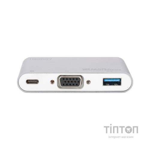 Адаптер DIGITUS USB Type-C to VGA/USB 3.0/Type-C