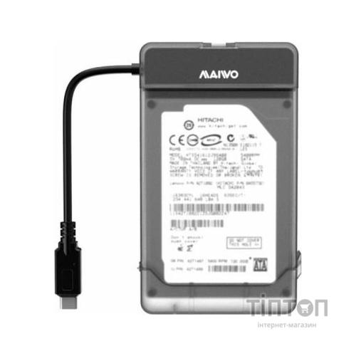 Адаптер Maiwo USB3.1 GEN1 TypeC to HDD 2,5" SATA/SSD black (K104G2 black)