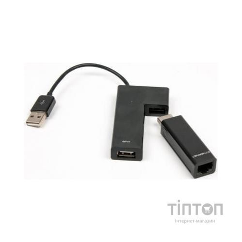 Адаптер USB2.0 to Ethernet 100Mb Viewcon (VE 450 B (Black))