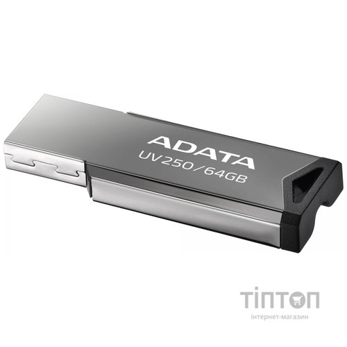 Флешка USB A-Data UV250 64GB AUV250-64G-RBK Metal Black