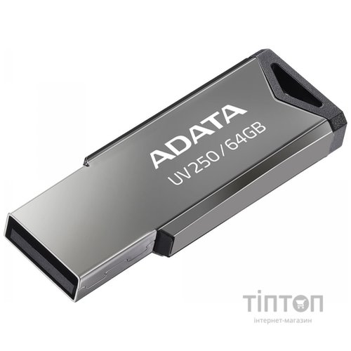 Флешка USB A-Data UV250 64GB AUV250-64G-RBK Metal Black