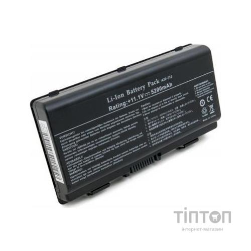 Аккумулятор для ноутбука Asus X51 (A32-T12) 11.1 V 5200mAh EXTRADIGITAL (BNA3972)
