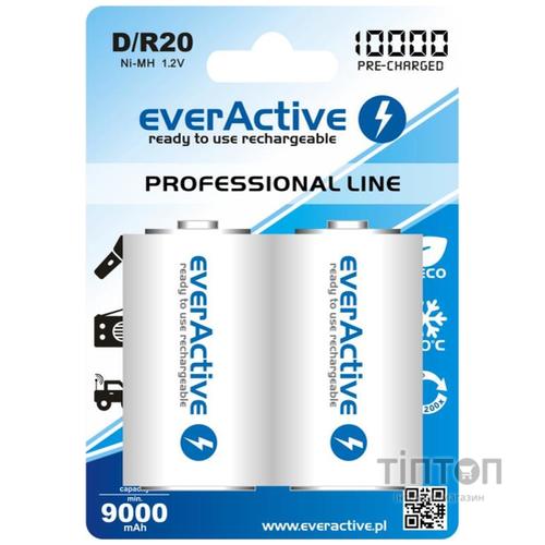 Аккумулятор everActive D/HR20 10000mAh BL 2шт