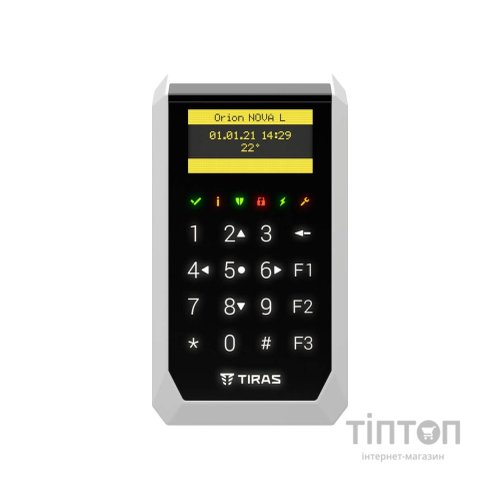 Аксесуар для охоронних систем TIRAS Technologies K-PAD OLED black