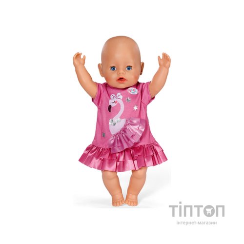 Аксесуар до ляльки Baby Born Одяг для ляльки Baby Born Сукня з фламінго (839423)