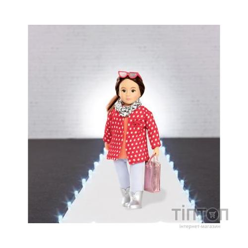 Аксесуар до ляльки Lori червоне пальто з візерунком (LO30014Z)