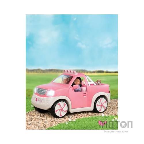 Аксесуар до ляльки Lori Джип розовый с FM радио (LO37033Z)