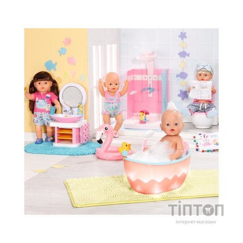 Аксесуар до ляльки Zapf Автоматична ванночка для ляльки Baby Born Легке купання (835784)