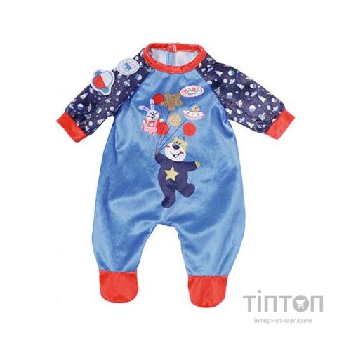 Аксесуар до ляльки Zapf Baby Born Святковий комбінезон Синій (831090-2)