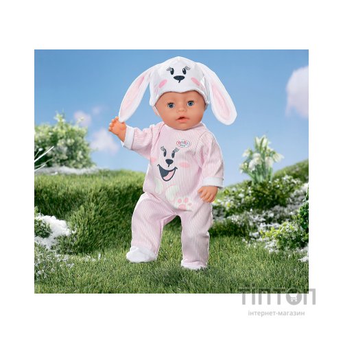 Аксесуар до ляльки Zapf Набір одягу Baby Born Милий зайчик (834473)