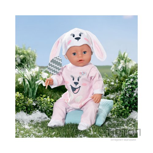 Аксесуар до ляльки Zapf Набір одягу Baby Born Милий зайчик (834473)