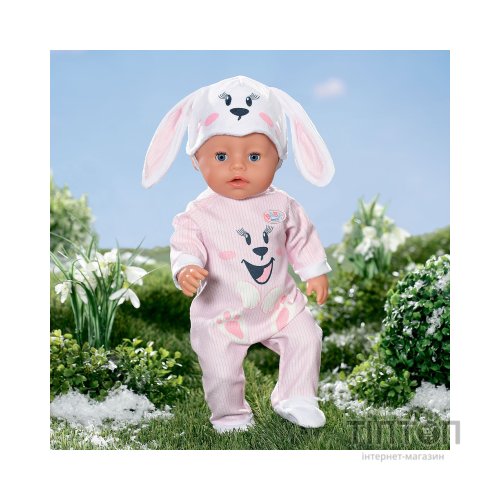 Аксесуар до ляльки Zapf Набір одягу Baby Born Милий зайчик (834473)