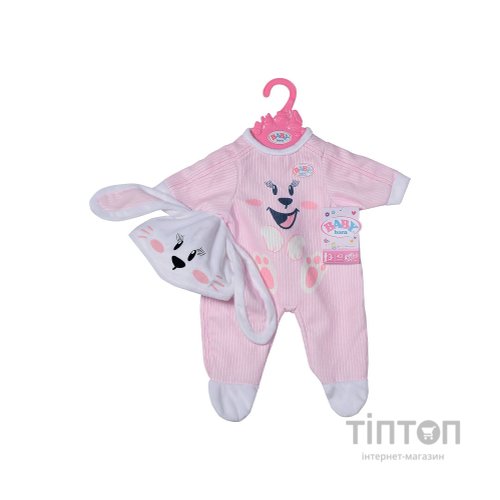 Аксесуар до ляльки Zapf Набір одягу Baby Born Милий зайчик (834473)