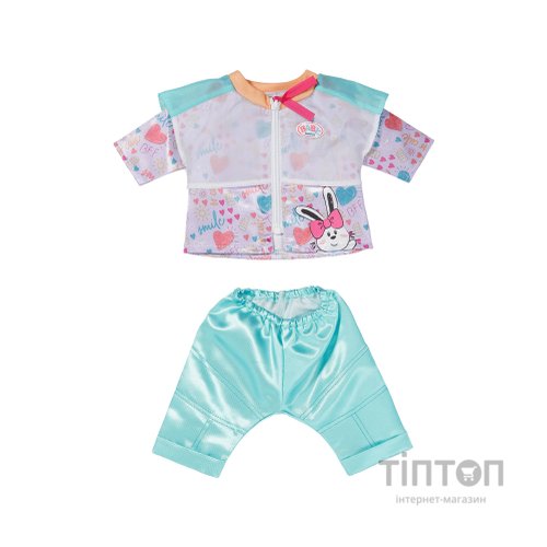 Аксесуар до ляльки Zapf Набір одягу для ляльки Baby Born - Аква кежуал (832622)