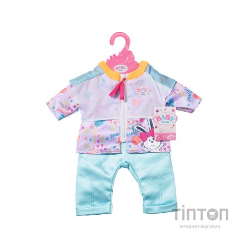 Аксесуар до ляльки Zapf Набір одягу для ляльки Baby Born - Аква кежуал (832622)