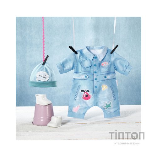 Аксесуар до ляльки Zapf Одяг для ляльки Baby Born Джинсовий стиль (832592)