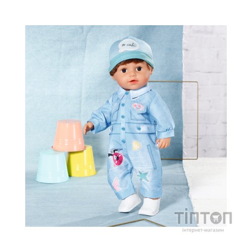 Аксесуар до ляльки Zapf Одяг для ляльки Baby Born Джинсовий стиль (832592)