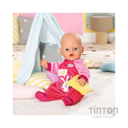 Аксесуар до ляльки Zapf Одяг для ляльки Baby Born Рожевий комбінезон 43 см (832646)