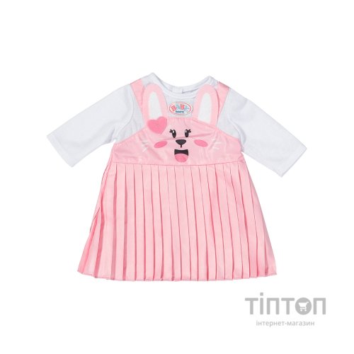 Аксесуар до ляльки Zapf Одяг для ляльки Baby Born - Сукня з зайкою (832868)