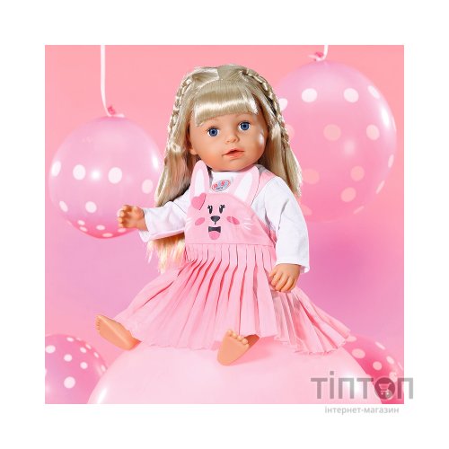 Аксесуар до ляльки Zapf Одяг для ляльки Baby Born - Сукня з зайкою (832868)