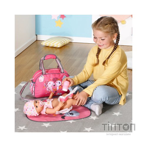 Аксесуар до ляльки Zapf Сумка для ляльки Baby Born Турбота про малюка S2 з аксесуарами (832455)