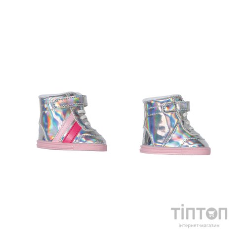 Аксесуар до ляльки Zapf Взуття для ляльки Baby Born - Cріблясті кросівки (831762)