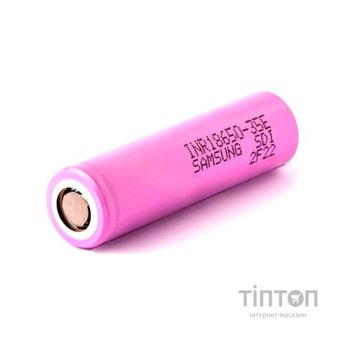 Акумулятор 18650 3500mAh, 8A, 4.2/3.6/2.5V, pink Samsung (INR18650-35E)