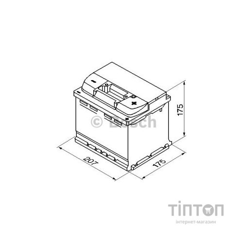 Акумулятор автомобільний Bosch 0092S40010 44А (0 092 S40 010)