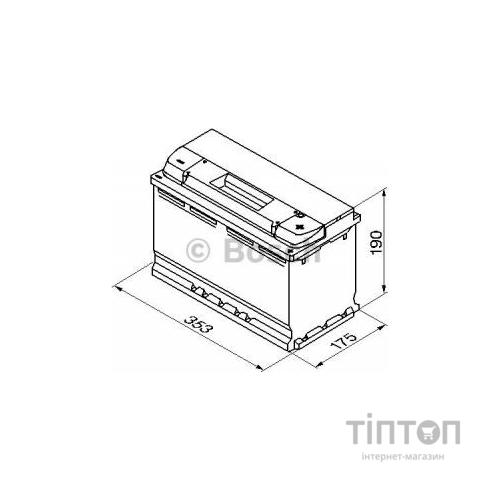 Акумулятор автомобільний Bosch 100А (0 092 S50 130)