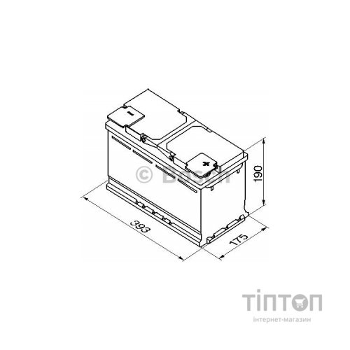 Акумулятор автомобільний Bosch 110А (0 092 S50 150)