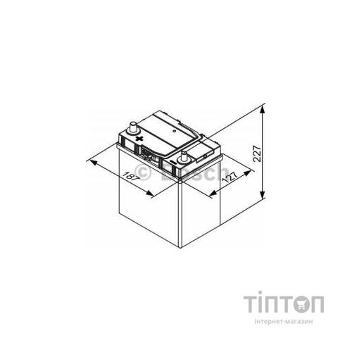 Акумулятор автомобільний Bosch 40А (0 092 S40 190)