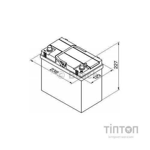 Акумулятор автомобільний Bosch 45А (0 092 S40 210)