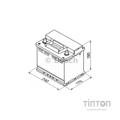 Акумулятор автомобільний Bosch 56А (0 092 S30 060)