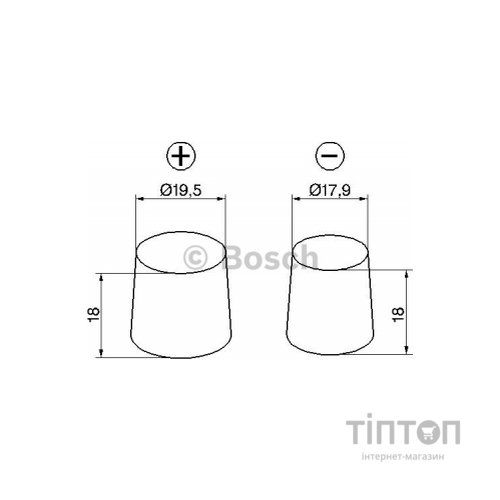 Акумулятор автомобільний Bosch 60А (0 092 S40 250)
