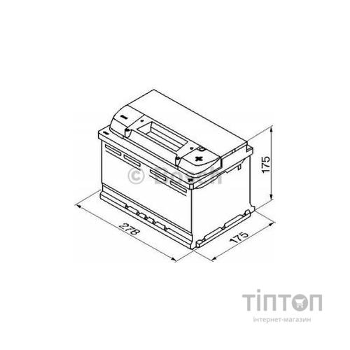 Акумулятор автомобільний Bosch 74А (0 092 S50 070)