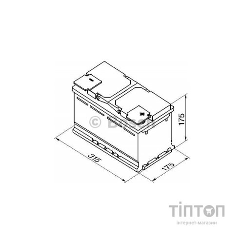 Акумулятор автомобільний Bosch 85А (0 092 S50 100)