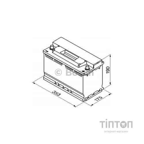 Акумулятор автомобільний Bosch 90А (0 092 S30 130)