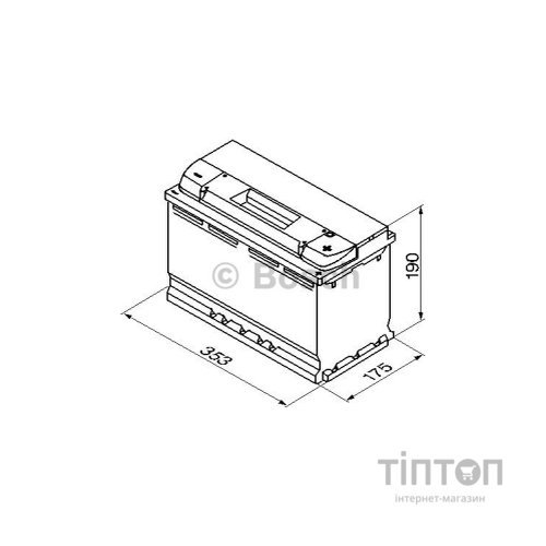 Акумулятор автомобільний Bosch 95А (0 092 S40 130)