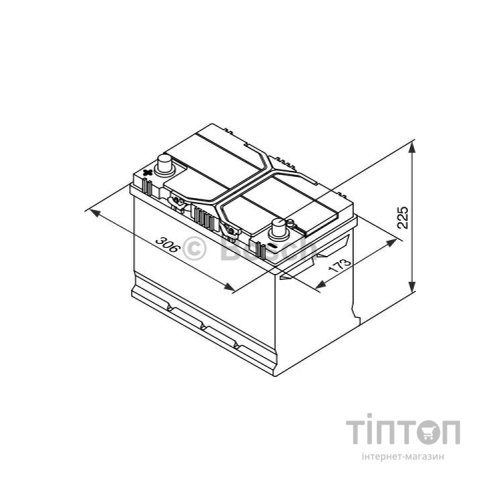 Акумулятор автомобільний Bosch 95А (0 092 S40 290)