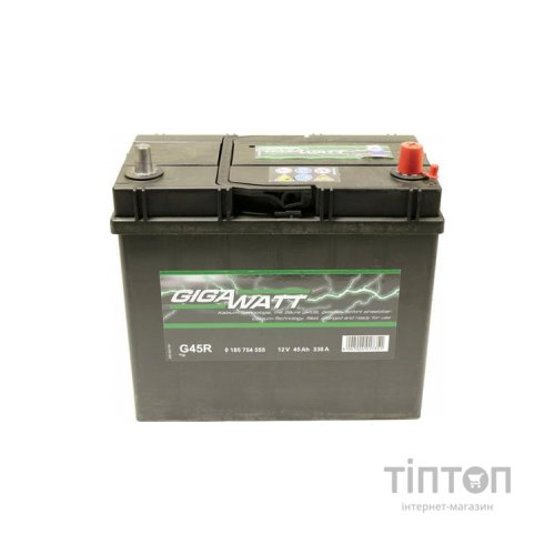 Акумулятор автомобільний GigaWatt 45А (0185754555)