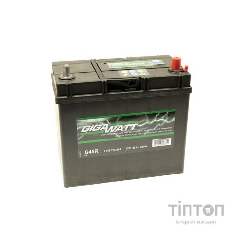 Акумулятор автомобільний GigaWatt 45А (0185754555)