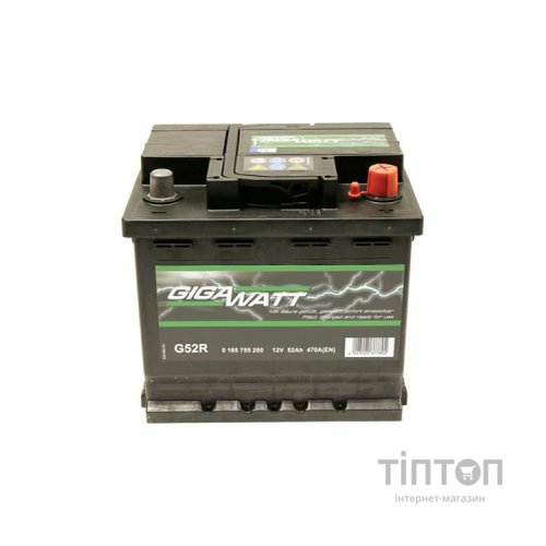 Акумулятор автомобільний GigaWatt 52А (0185755200)