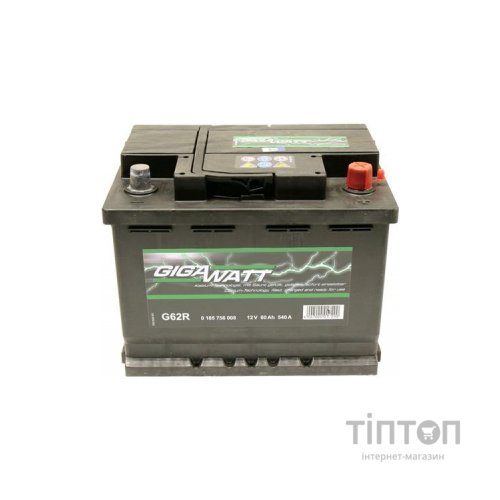 Акумулятор автомобільний GigaWatt 60А (0185756008)