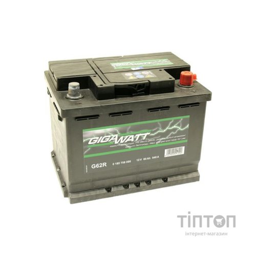 Акумулятор автомобільний GigaWatt 60А (0185756008)