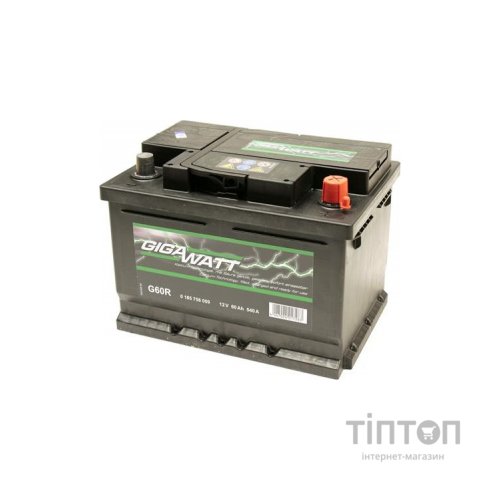 Акумулятор автомобільний GigaWatt 60А (0185756009)