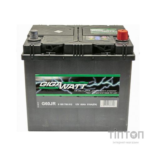 Акумулятор автомобільний GigaWatt 60А (0185756012)