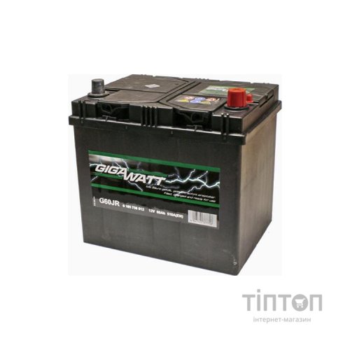 Акумулятор автомобільний GigaWatt 60А (0185756012)