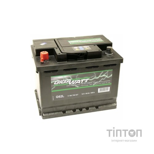 Акумулятор автомобільний GigaWatt 60А (0185756027)