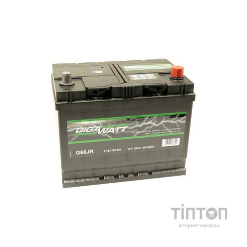 Акумулятор автомобільний GigaWatt 68А (0185756804)