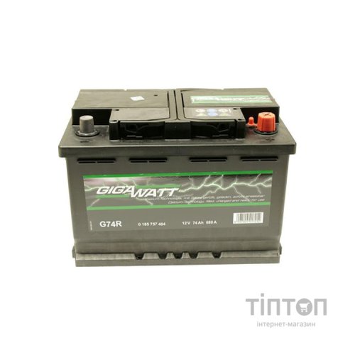 Акумулятор автомобільний GigaWatt 74А (0185757404)